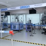 Glimpse of the machine area at the Omron Automation Center in Mumbai, India