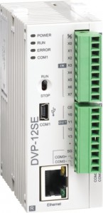 Network Type Advanced Slim PLC : DVP-12SE    