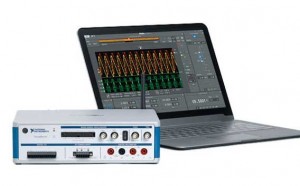 National Instruments’ VirtualBench combines five instruments in a single device, and interacts with users via software that runs on PCs or an iPad. 
