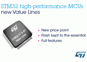 New High-and Very-High-Performance STM32 Value Lines from STMicroelectronics Boost Real-Time IoT-Device Innovation