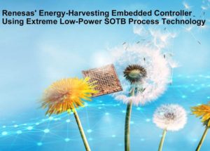 Renesas Electronics’ Extreme Low-Power SOTB™ Process Technology Eliminates the Need for Batteries to Power IoT Devices