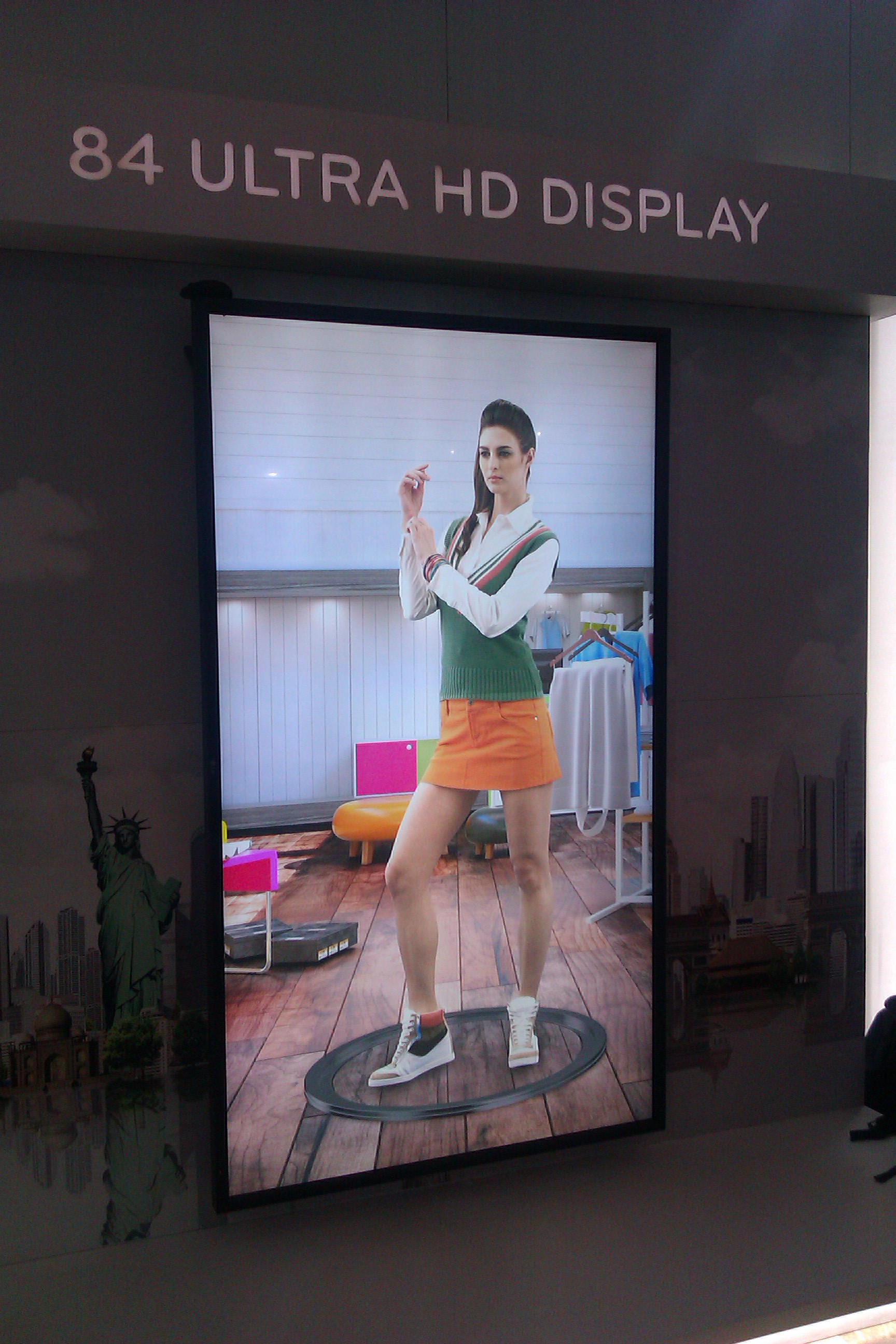 LG Electronics introduces 84 inch Ultra HD Display