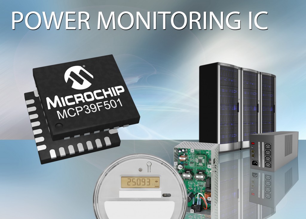 Microchip introduces new power monitoring IC with highaccuracy signal acquisition and power