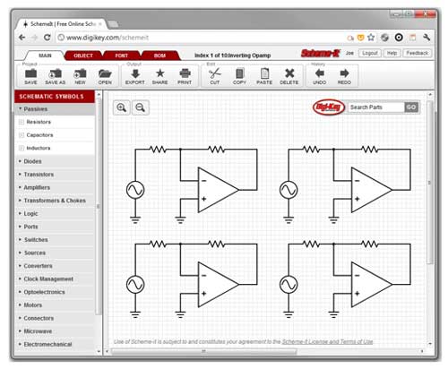 simple electrical circuit diagram maker