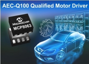 Microchip Motor driver MCP8063 