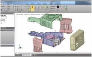 Sample 3D model designed using DesignSpark Mechanical