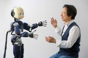  Prof. Gordon Cheng with a humanoid robot 