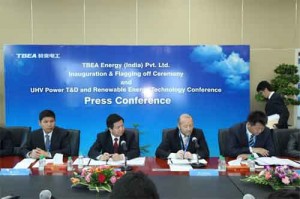 TBEA Press conference at Karjan Facility