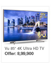 VU 85" 4K UHD 3D SMART LED TV & 40" Window READY