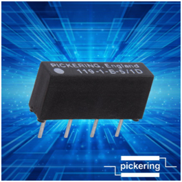 Pickering new Series 119 high voltage micro-SIL relay range