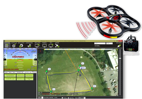 flight control system for quadcopter