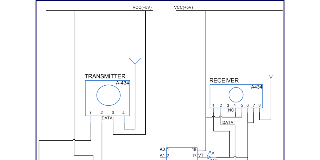 Robotic Remote control circuit Circuit Diagram