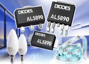 400V Linear Regulators from Diodes Incorporated Deliver Constant LED Current in Compact Packages