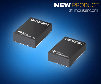 Stor eg Studiet fange TI's LMZM3360x Power Modules, Now at Mouser, Integrate 36V Buck Converter  and Power Circuitry in a Compact Package - Electronics Maker