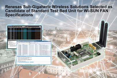 Renesas Sub-Gigahertz Wireless Solution for Wi-SUN FAN Specifications