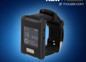 Maxim’s Wearable MAXREFDES101 Health Sensor Platform 2.0, Now at Mouser, Enables Advanced Health Monitoring