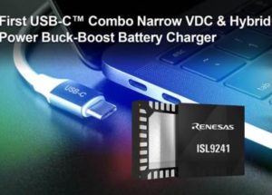 Renesas Electronics Announces Industry’s First USB-C™ Combo Buck-Boost Battery Charger for Mobile Computing Systems
