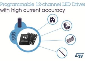 Programmable 12-channel RGB-LED Driver Enhances Lighting Effects for Smart Devices and Wearables