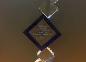 UTAC receives a top supplier award from Analog Devices, Inc.