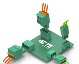 TE Connectivity Introduced BUCHANAN Push-In Clamp PCB Connectors