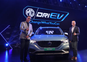 MG pioneers the EV ecosystem in India, unveils India’s First Pure Electric Internet SUV – the ZS EV