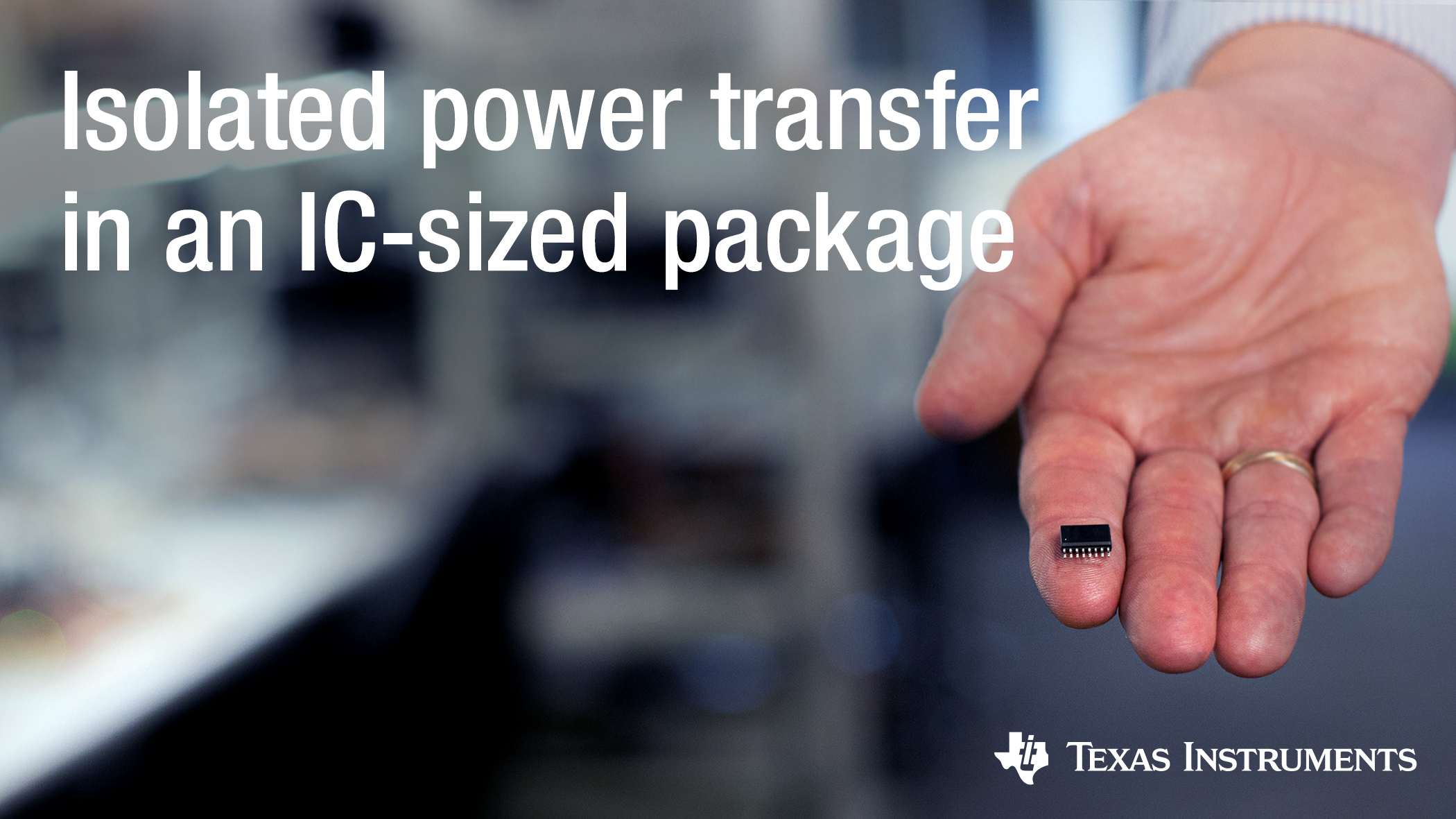 TI’s EMI-optimized integrated transformer technology miniaturizes isolated power transfer into IC-sized packaging