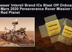 Renesas’ Intersil Brand ICs Blast Off Onboard the Mars 2020 Perseverance Rover Mission to the Red Planet