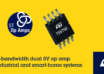 STMicroelectronics Boosts High-Speed Signal Conditioning and Current Sensing with 50MHz Precision Operational Amplifier