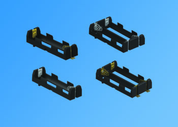 Low Profile PCB Holders for 20700 & 21700 Lithium-Ion Batteries