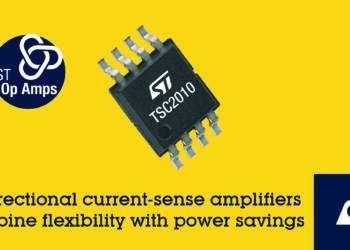 Precision, High-Voltage Bi-directional Current-Sense Amplifiers from STMicroelectronics Boost Robustness and Power Efficiency