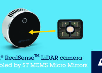 World’s Smallest Micro-Mirror Scanning Technology from STMicroelectronics Chosen for Intel® RealSense™ High-Resolution LiDAR Depth Camera L515