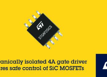 Isolated Gate Driver from STMicroelectronics Safely Controls Silicon-Carbide MOSFETs