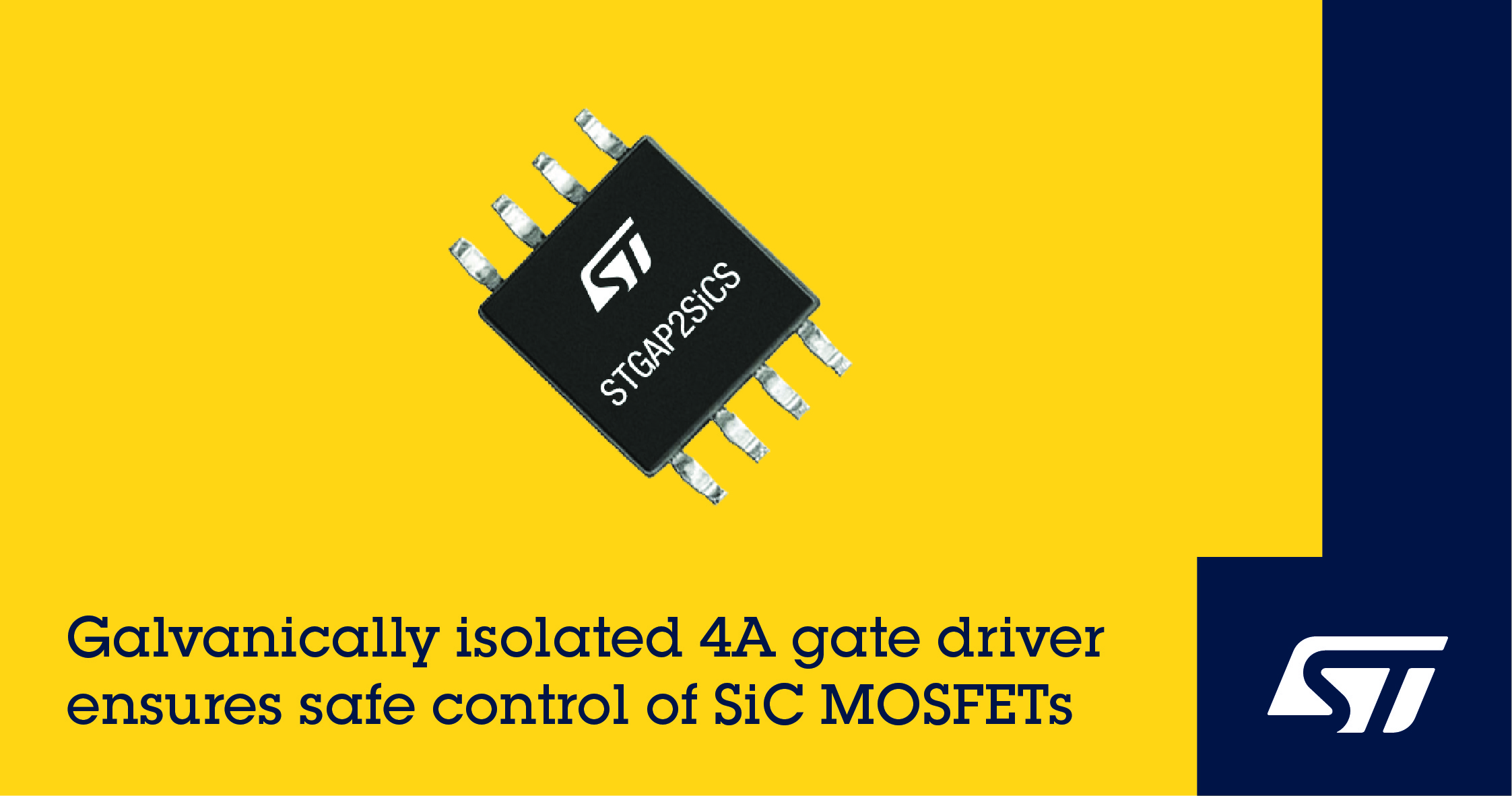 Isolated Gate Driver from STMicroelectronics Safely Controls Silicon
