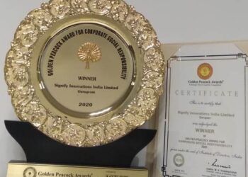 Signify wins Golden Peacock Award for Corporate Social Responsibility 2020