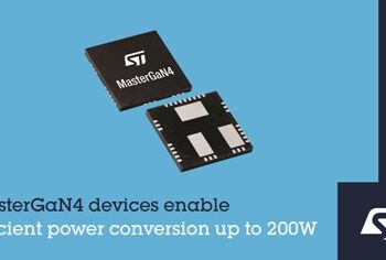 STMicroelectronics Introduces New MasterGaN4 Devices for High-Efficiency Power Conversion up to 200 Watts