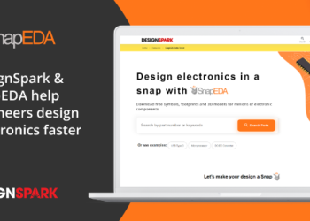 DesignSpark integrates SnapEDA to help engineers search, discover and design-in millions of electronic components