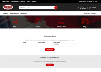 Digi-Key Electronics Enhances Online Returns and Order Issues Portal with Expanded Self-Service Options
