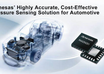 Renesas Introduces Highly Accurate, Cost-Effective Pressure Sensing Solution for Automotive Applications