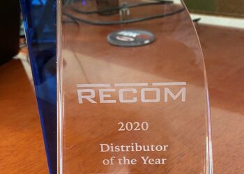 Digi-Key Electronics Named Distributor of the Year by RECOM Power