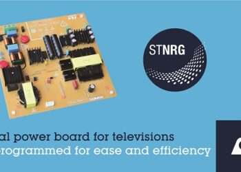 STMicroelectronics’ 200W Digital-Power Solution for LED Televisions Beats Toughest Eco-Design Standards