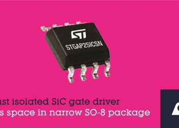 Robust Isolated SiC Gate Driver from STMicroelectronics Saves Space in Narrow SO-8 Package