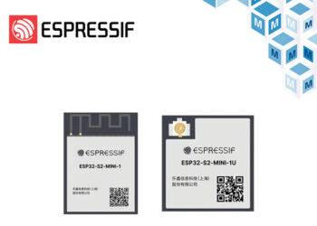 Mouser Electronics Now Shipping Espressif ESP32-S2 MINI Wi-Fi Modules