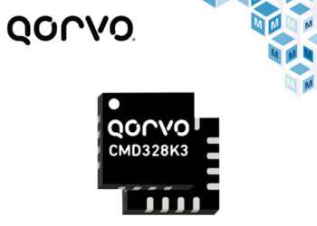 Now Shipping from Mouser: Qorvo’s CMD328K3 Low-Noise Amplifier for X-Band and Ku-Band Satellite Comms