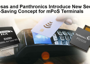 Renesas and Panthronics introduce new cost- and space-saving design for secure mobile PoS terminals