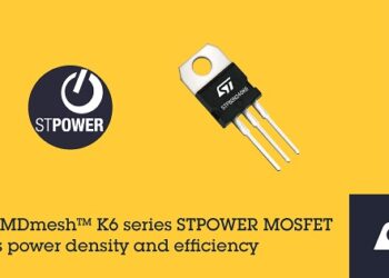 STMicroelectronics Boosts Efficiency Minimizing Switching Power Losses with New MDmesh™ K6 800V STPOWER MOSFETs