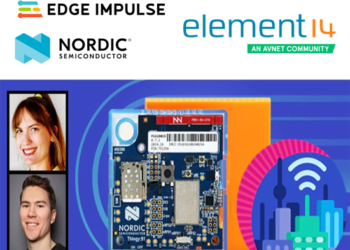 element14 Community hosts webinar on Machine Learning with Nordic Semiconductor and Edge Impulse