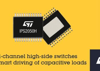 Dual High-Side Switches from STMicroelectronics Add Extra Flexibility for Driving Capacitive Loads