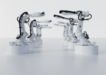 New large ABB robots increase speed and flexibility for material handling on EV battery production