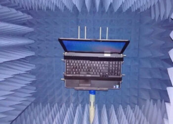 Anechoic Chamber Used for Electronics Testing