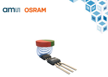 Mouser Now Shipping ams OSRAM AS5172E High-Resolution Automotive Magnetic Position Sensor
